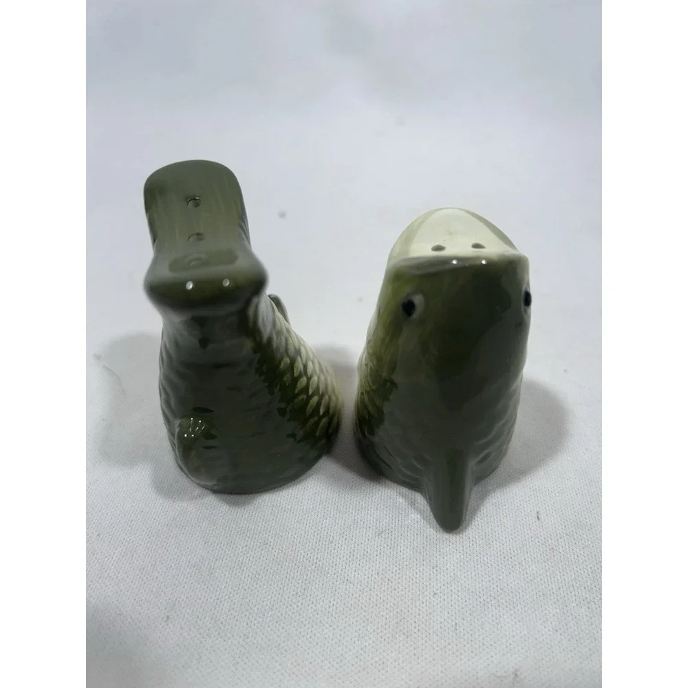 Largemouth Bass Salt Pepper Shakers Fish Cabin Lodge Rustic Cottagecore